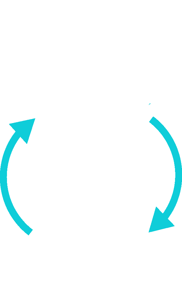 Graphic of a robotic arm and server, illustrating Xentara’s real-time process improvement in industrial settings.