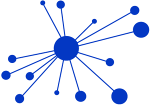 connected network of nodes