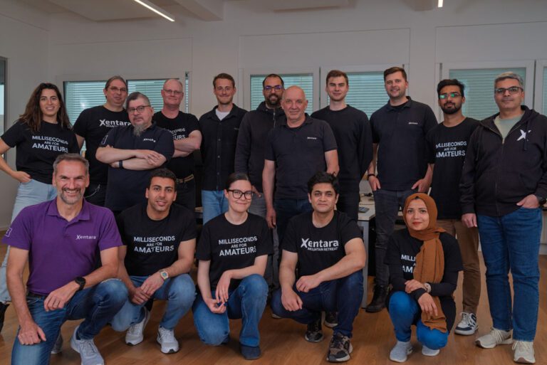 Team Xentara assembled in our Munich office