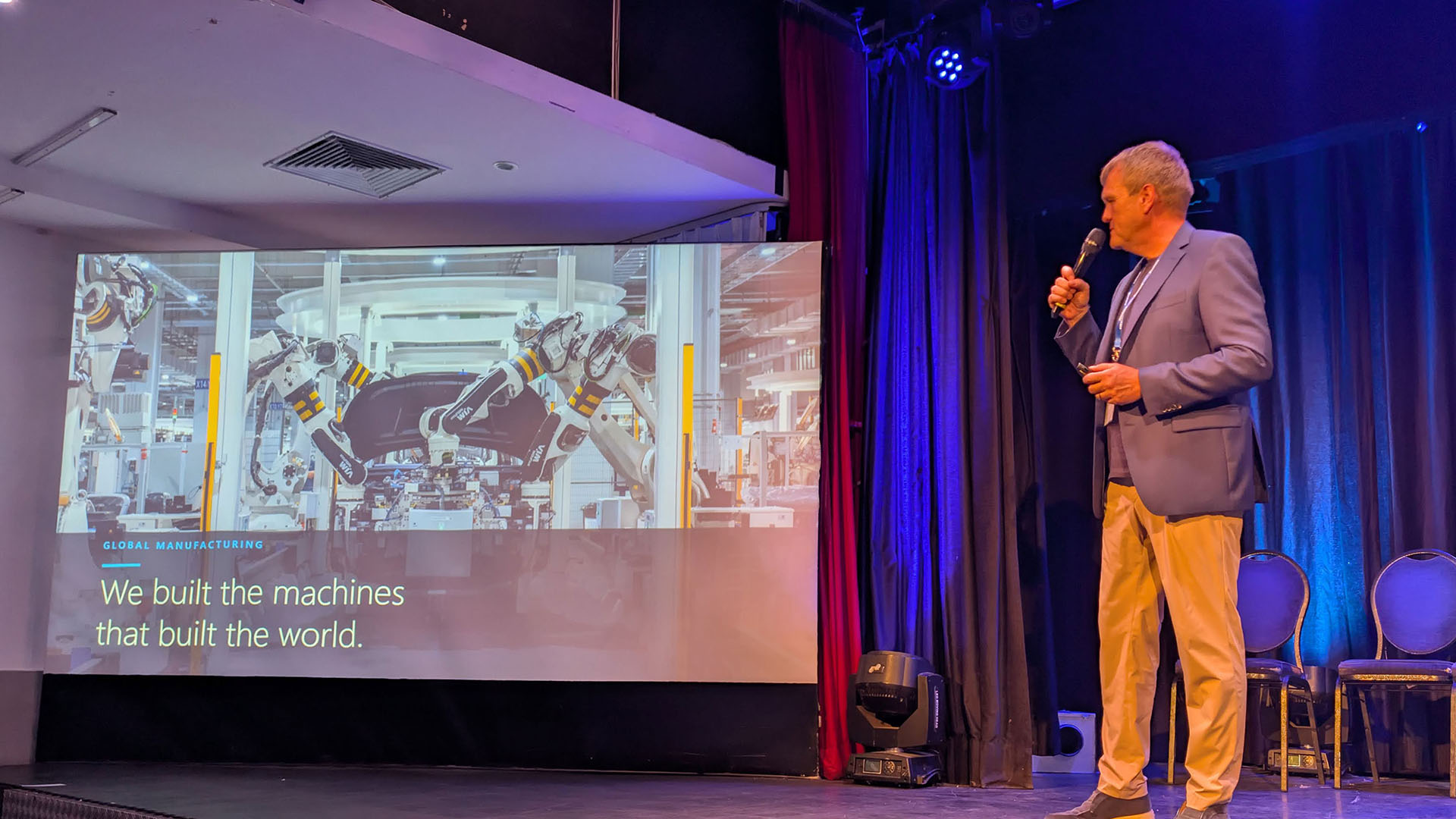 Andreas Geiss on stage