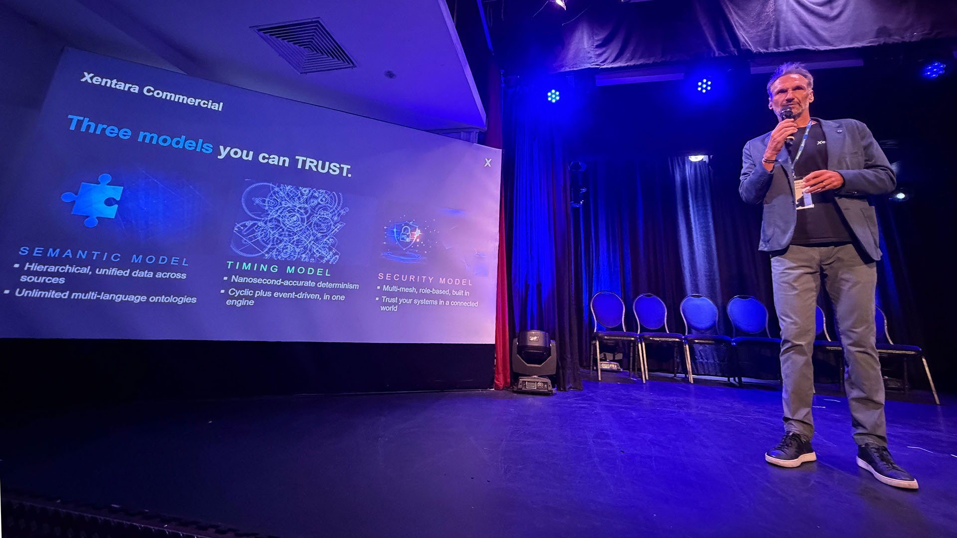 Michael Schwarz on stage