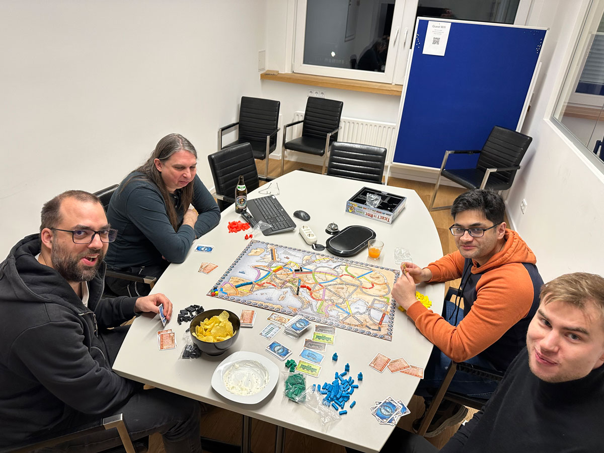 Game night at Xentara