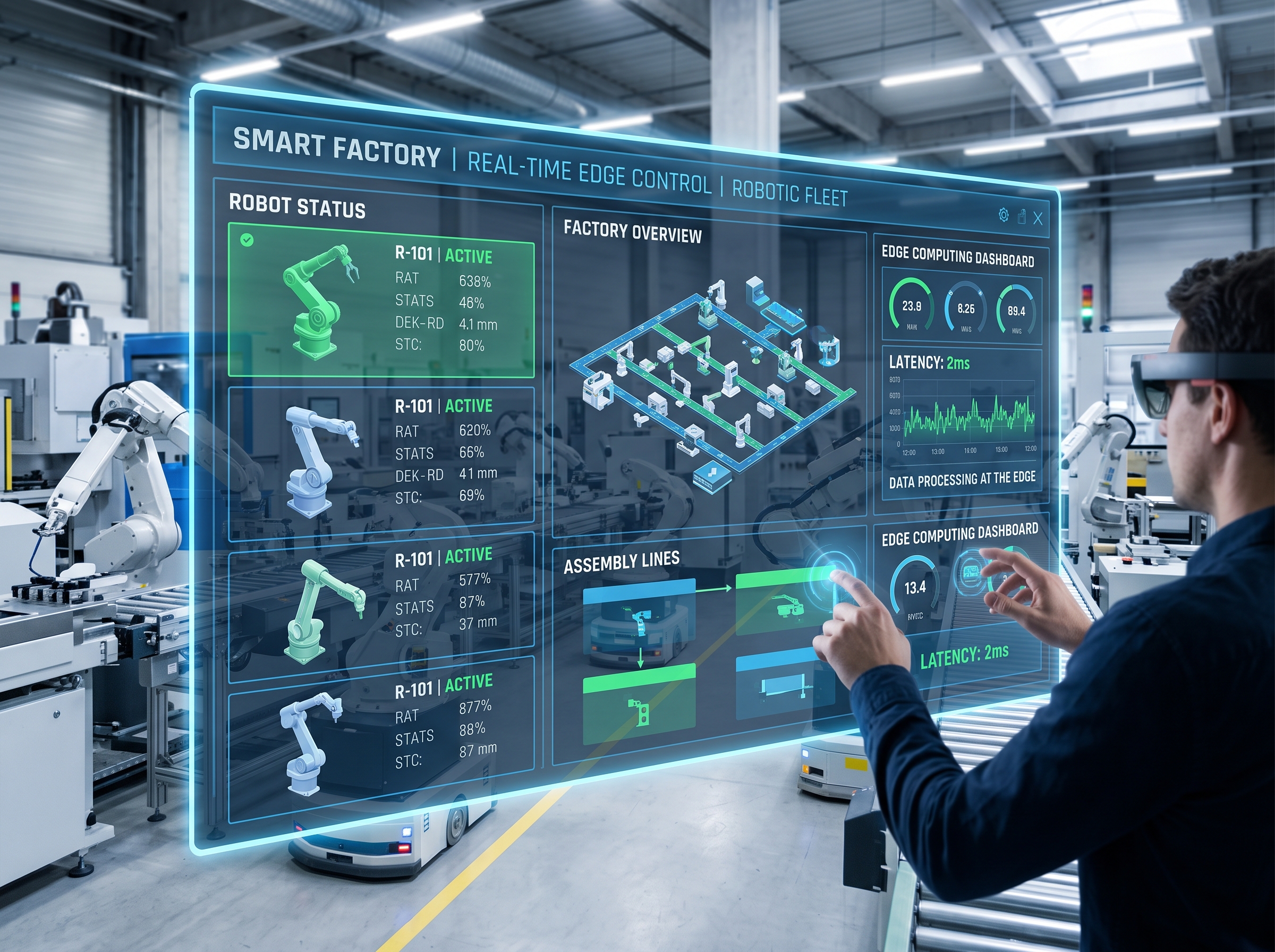 Industrial automation equipment running at the edge